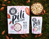Pili Hunters - Wild Sprouted Pili Nuts, Himalayan Salt (1 lb Bag) Keto/Paleo/Vegan Snacks, Low Carb Energy, Gluten Free, No Sugar Added, Superfood