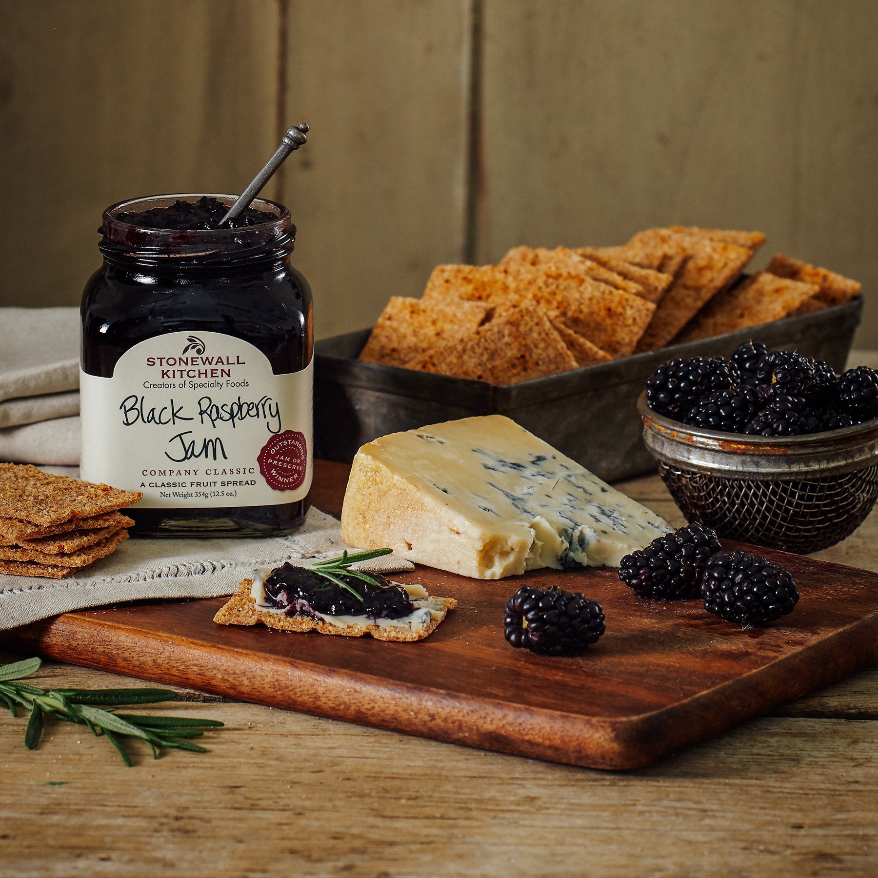 Stonewall Kitchen Black Raspberry Jam, 12.5 ounces