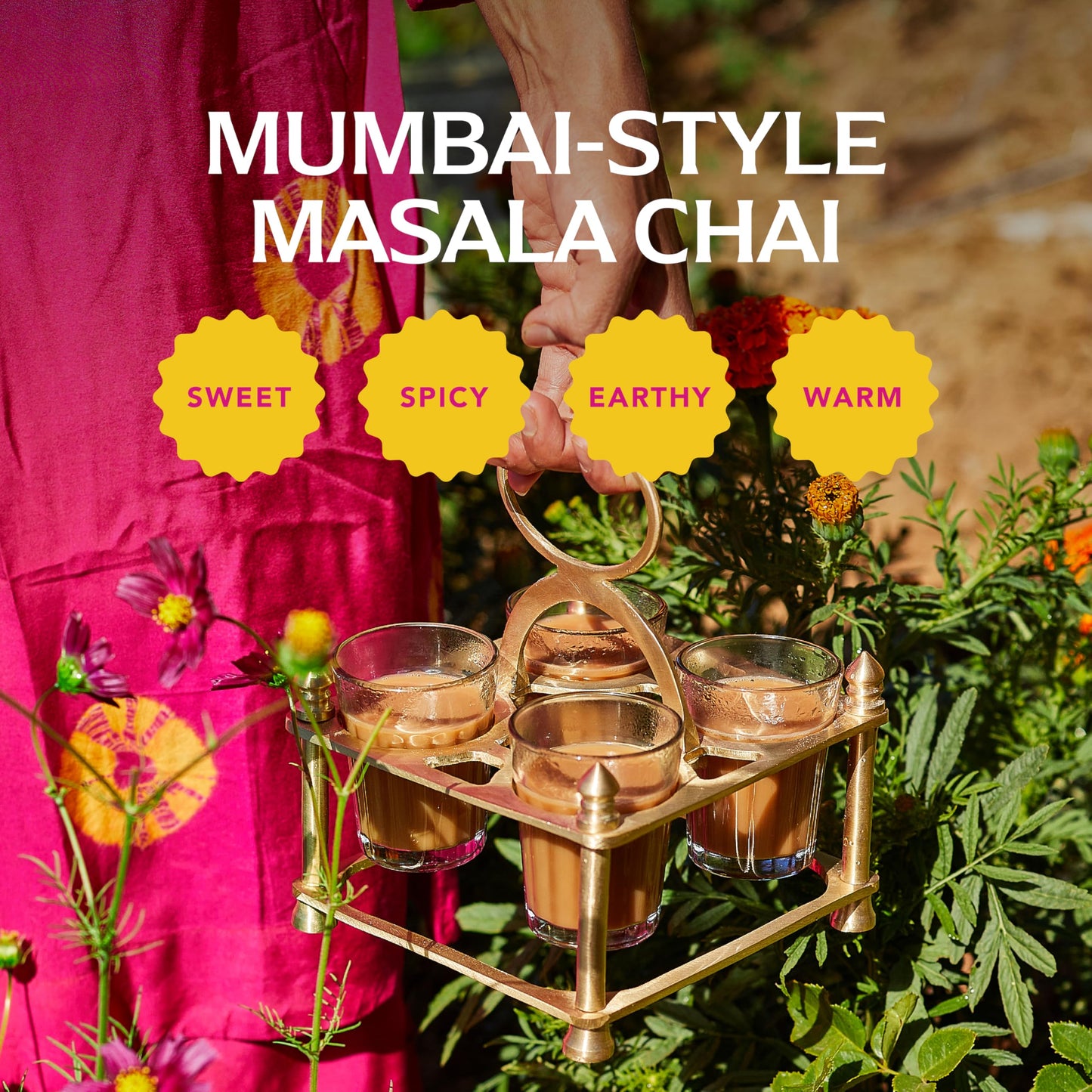 Diaspora Co. Chai Masala Spice Blend - Authentic Chai Spices with Cardamom, Ginger & Cinnamon - Single-Origin Fresh Ground Masala for Chai Latte, Tea