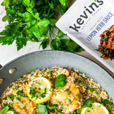 Kevin's Natural Foods Lemon Herb Sauce - Paleo Simmer Stir-Fry Sauce, Gluten Free, No Preservatives, Non-GMO - 3 Pack