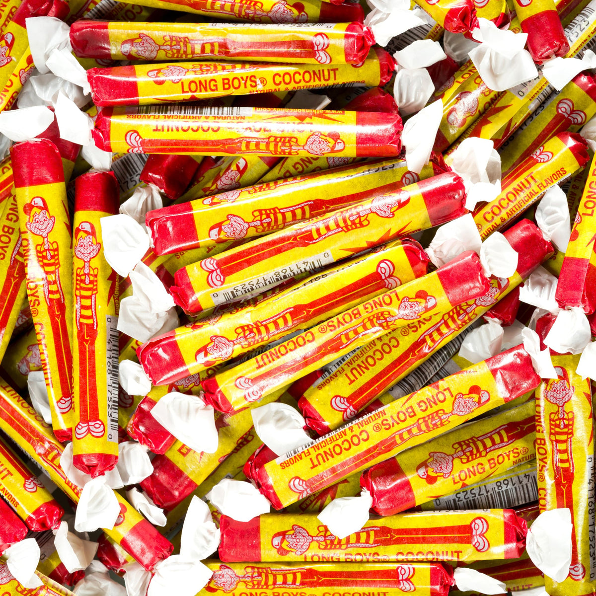 Smarty Stop Long Boys Coconut Caramel Chewy Candy Individually Wrapped (3 Pound (Pack of 1))