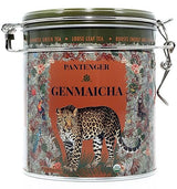 Pantenger Organic Genmaicha | Japanese Green Tea Loose Leaf 3.5 OZ | Sencha Tea Leaves With Roasted Brown Rice | Resealable Tea Tin
