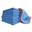 Silver-Infused Microfiber Cloths. Go Beyond Ordinary Cleaning. 10 Washable/Reusable 12"x12" Cloths.
