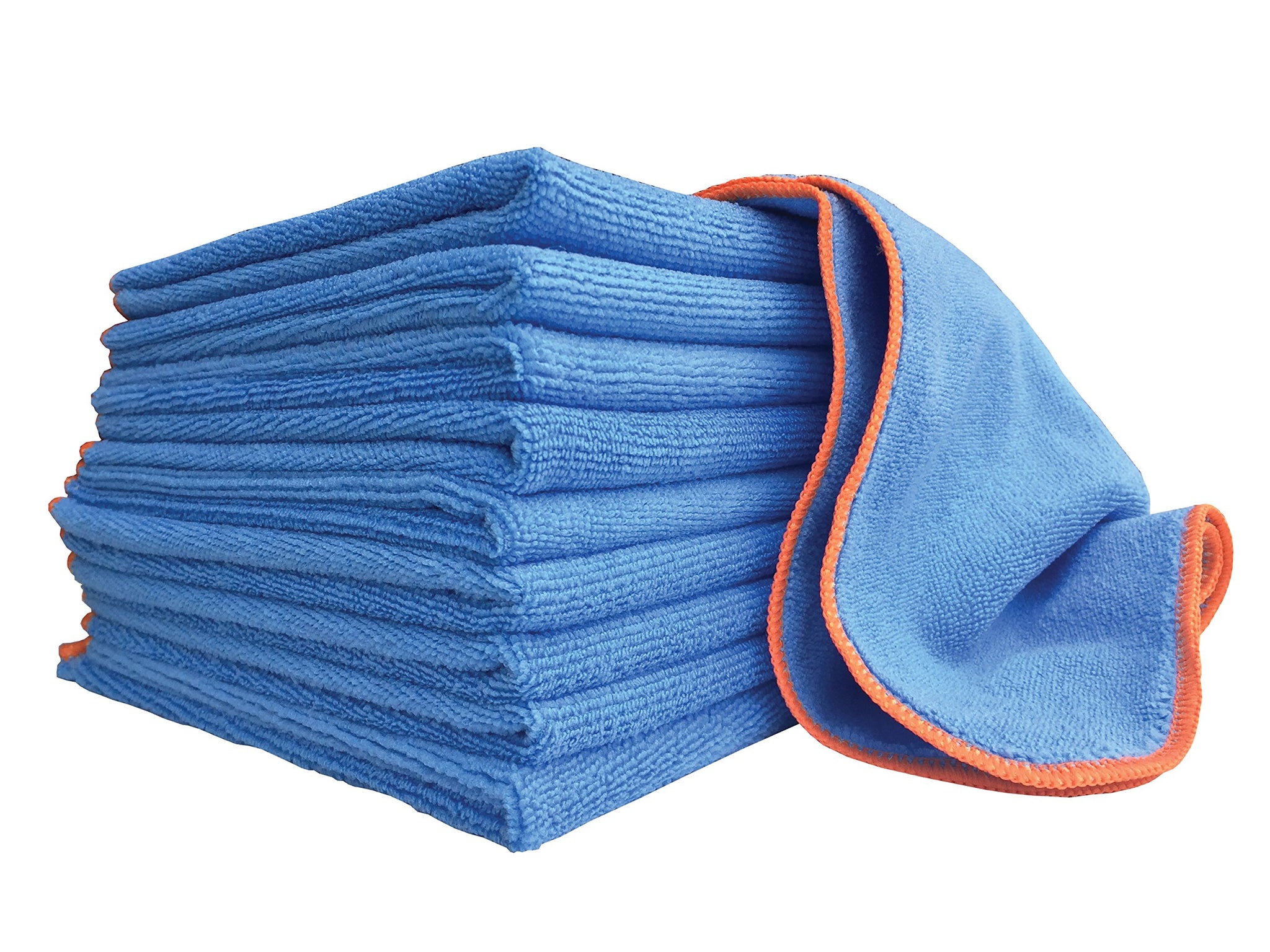 Silver-Infused Microfiber Cloths. Go Beyond Ordinary Cleaning. 10 Washable/Reusable 12"x12" Cloths.