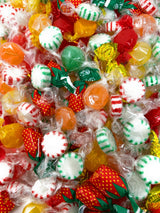 American Old Fashioned Hard Candy - 6 lbs - Peppermint and Spearmint Starlights, Cinnamon Disks, Butterscotch, Strawberry Jelly Filled Candy
