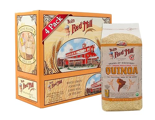 Bob's Red Mill Organic Grain Quinoa, 26 Ounce Packages (Pack of 4)