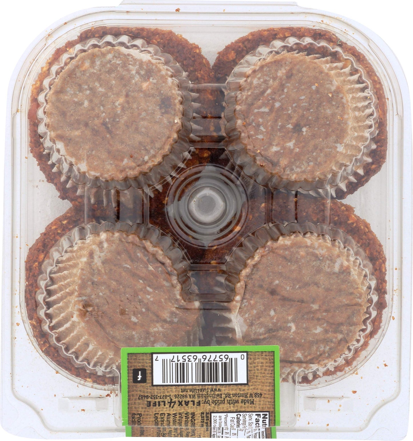 Flax4Life Apple Cinnamon Muffins, 14 oz (frozen)