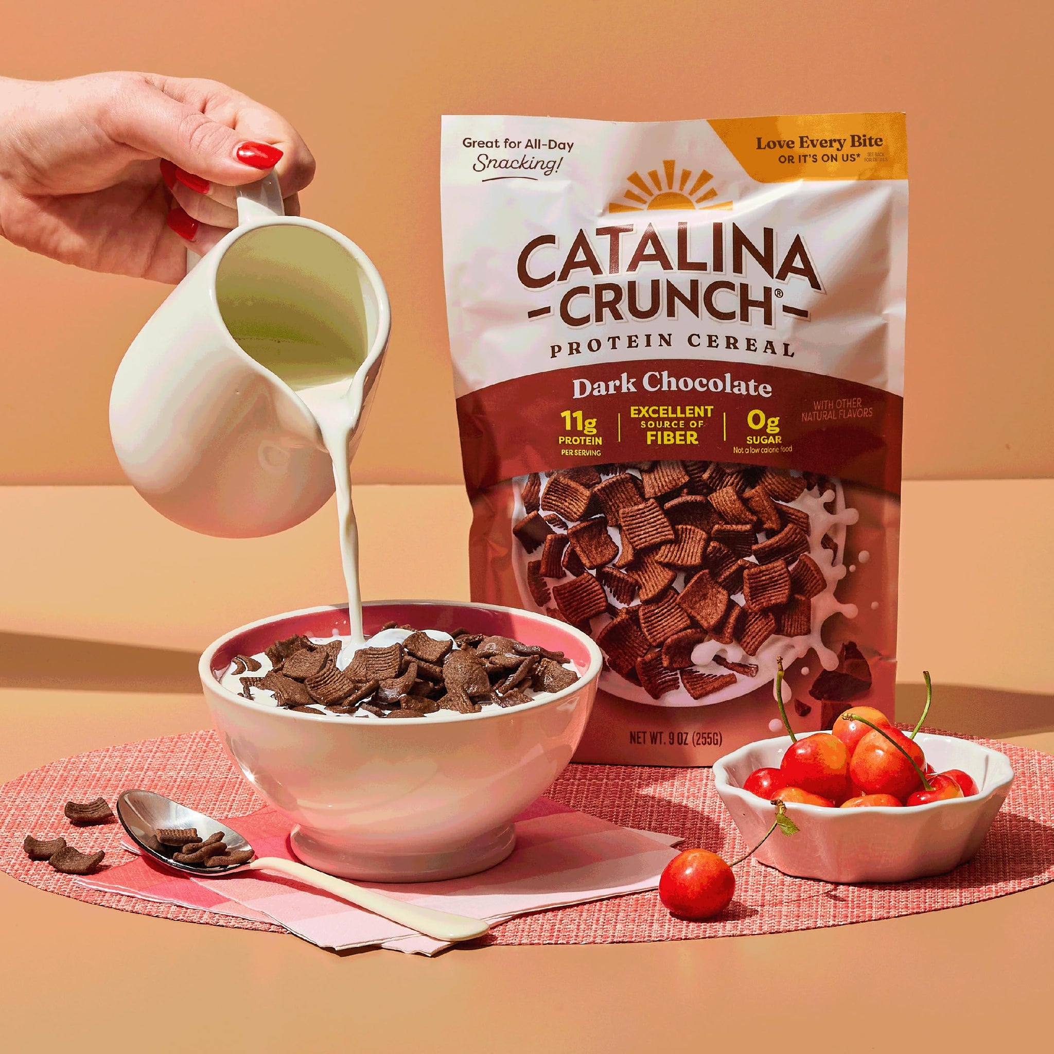 Catalina Crunch Protein Cereal, Dark Chocolate, 9 oz Bag (Pack of 1)