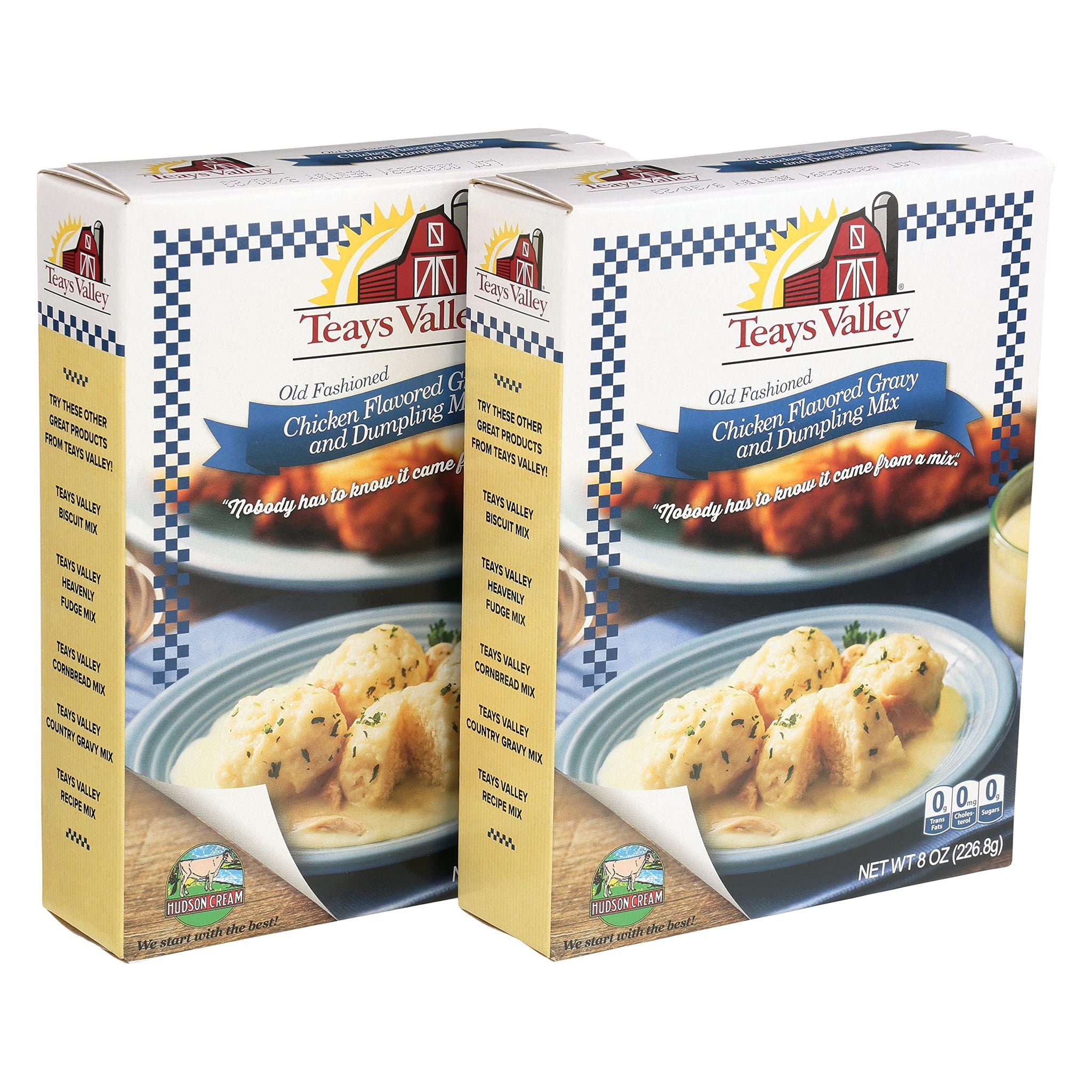 Teays Valley Old Fashioned Chicken Flavored Gravy and Dumpling Mix Pack of 2