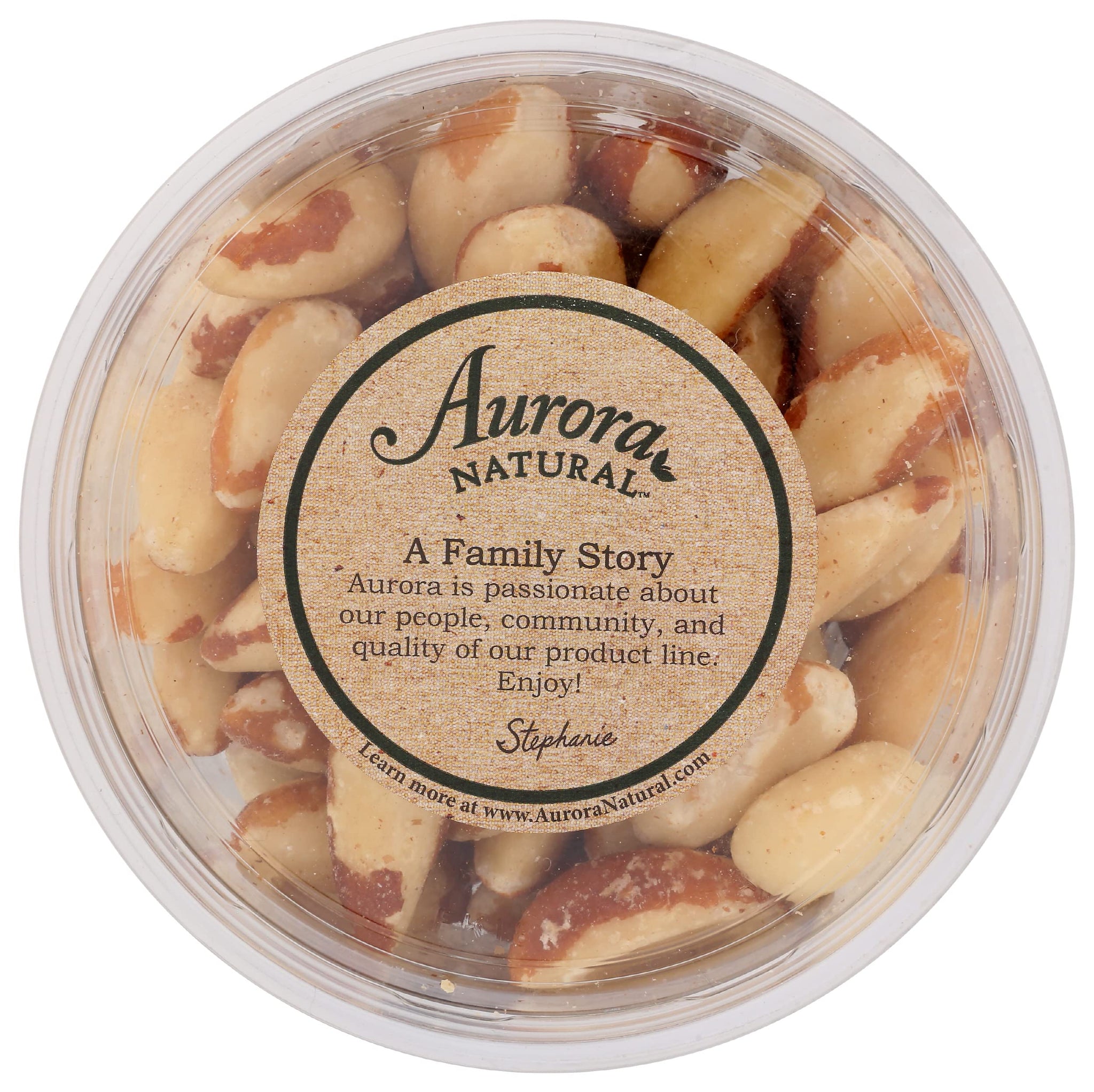 Aurora Products Raw Whole Brazil Nuts, 6.75 OZ