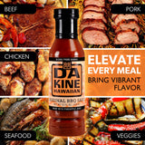 Da Kine Hawaiian BBQ Sauce - Sweet, Tangy & Savory Island Flavor - Made with Pineapple Juice - Gourmet Barbecue Sauce for Grilling, Marinades, Dipping
