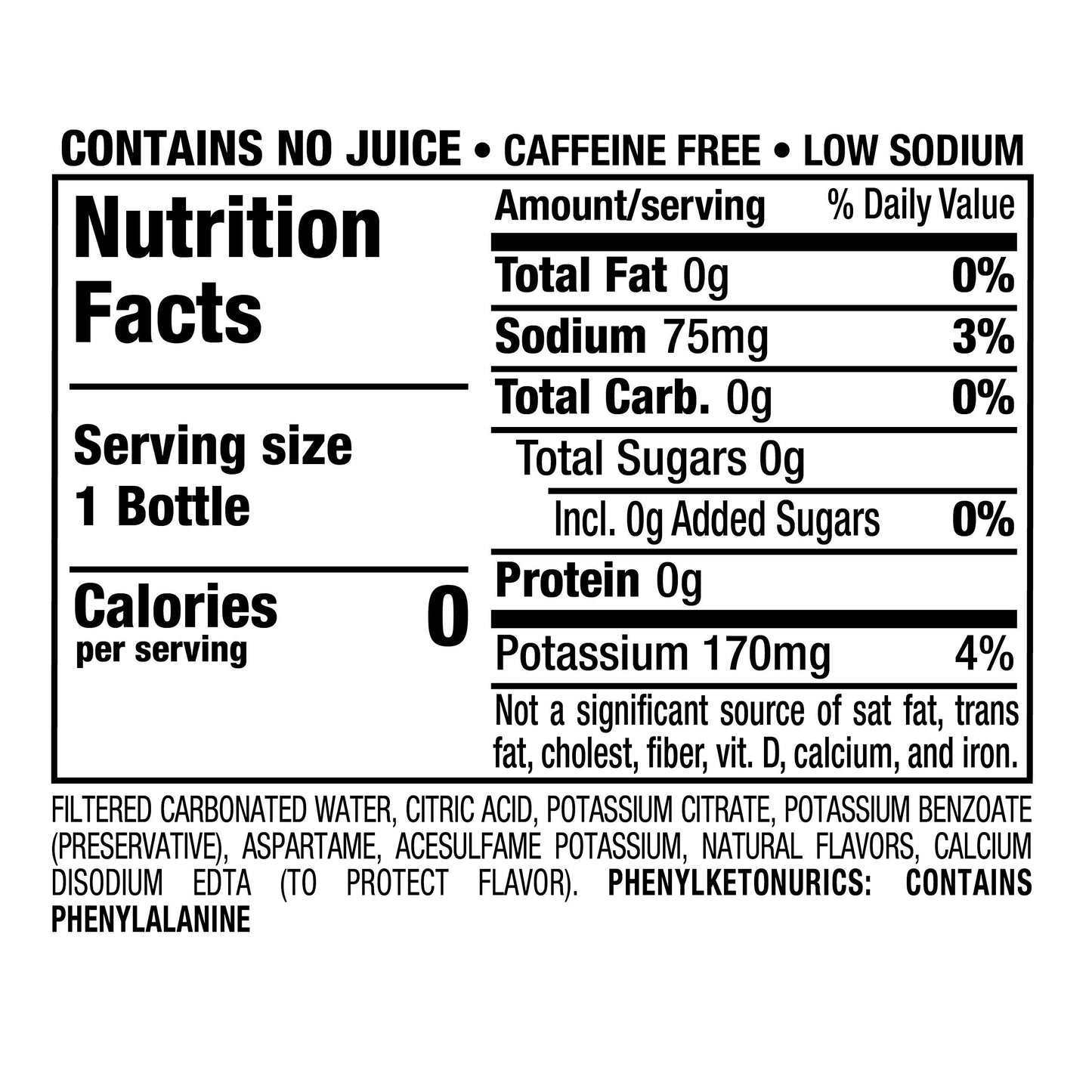 7up Zero (Diet) 20oz Soda Bottles, Pack of 16 (Total of 320 FL OZ)