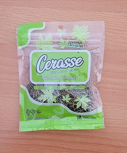 Cerasse Tea, Bitter Melon Bush Tea 0.5oz BUY MORE SAVE MORE, 3Pack, 5Pack and 48Pack (case) OPTIONS. Wildcrafted, Natural, Fresh, Selected by RSJ