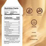 Monin - Organic Caramel Syrup | Premium Syrup for Coffee, Milkshakes, Cocktails & More (BPA-Free Glass Bottle, 750 ml)