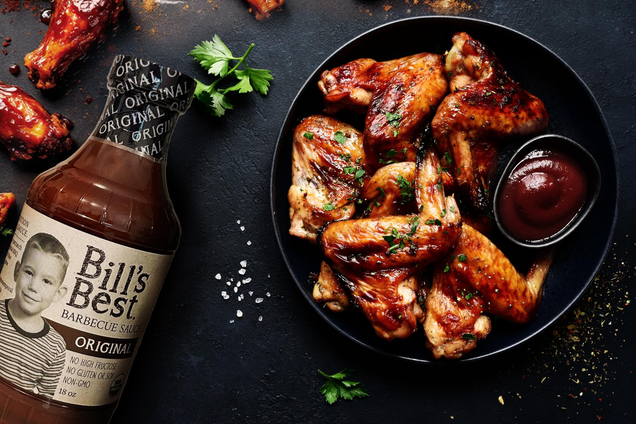 Bill's Best Organic BBQ Sauce 18oz (Original)