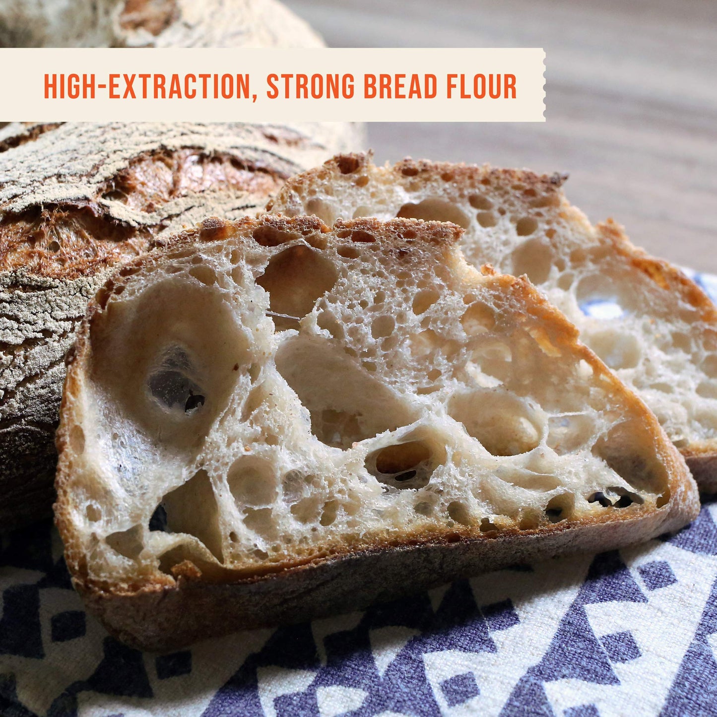 CENTRAL MILLING 100% Organic Artisan Bread Flour - 25 lbs - Old World