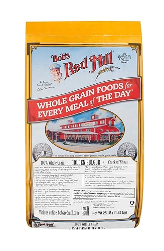 Bob's Red Mill Golden Bulgur/Soft Ala White Wheat, 25 Pound