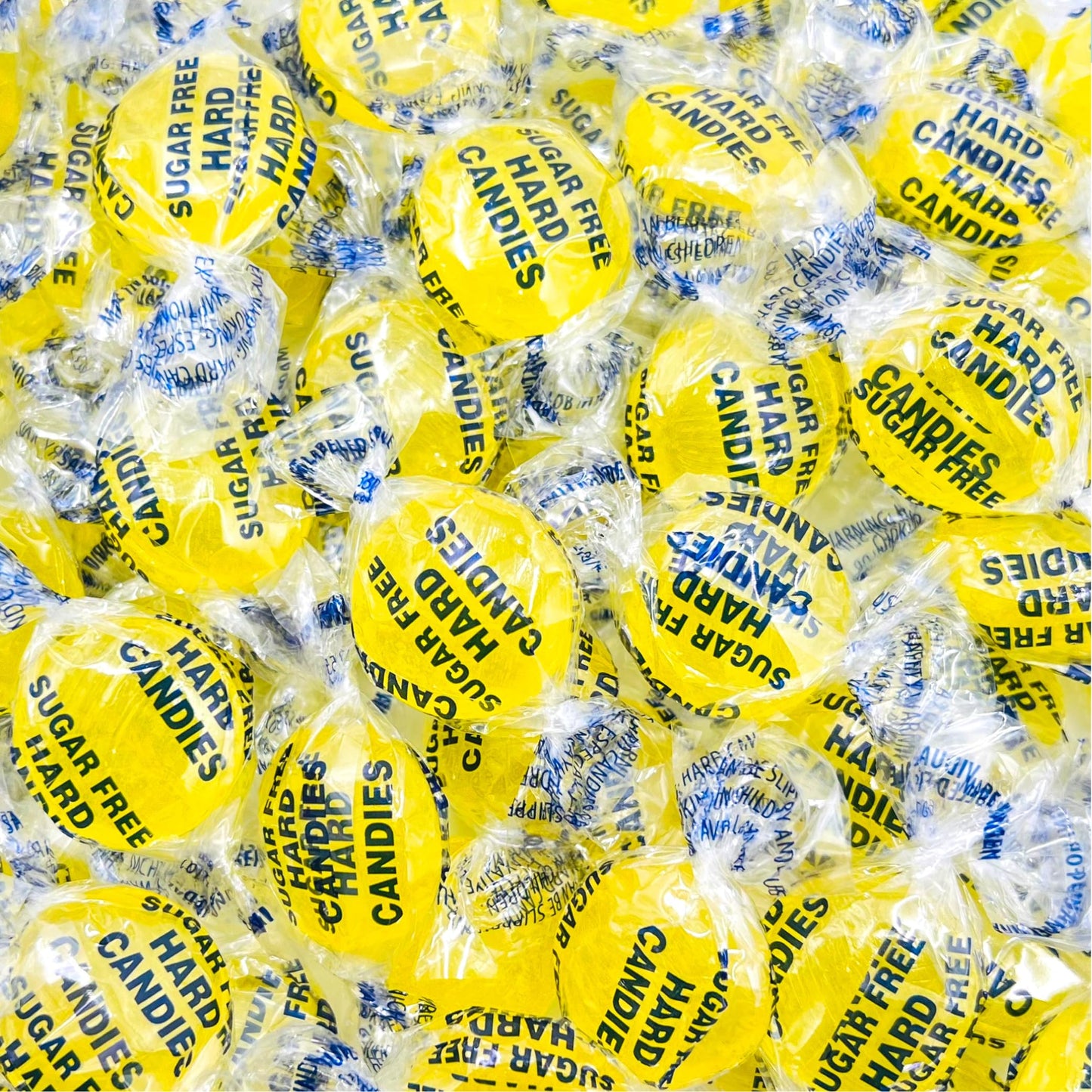 Sugar-Free Lemon Hard Candy | 1 Pound Bag - Approx. 75 Count | Individually Wrapped