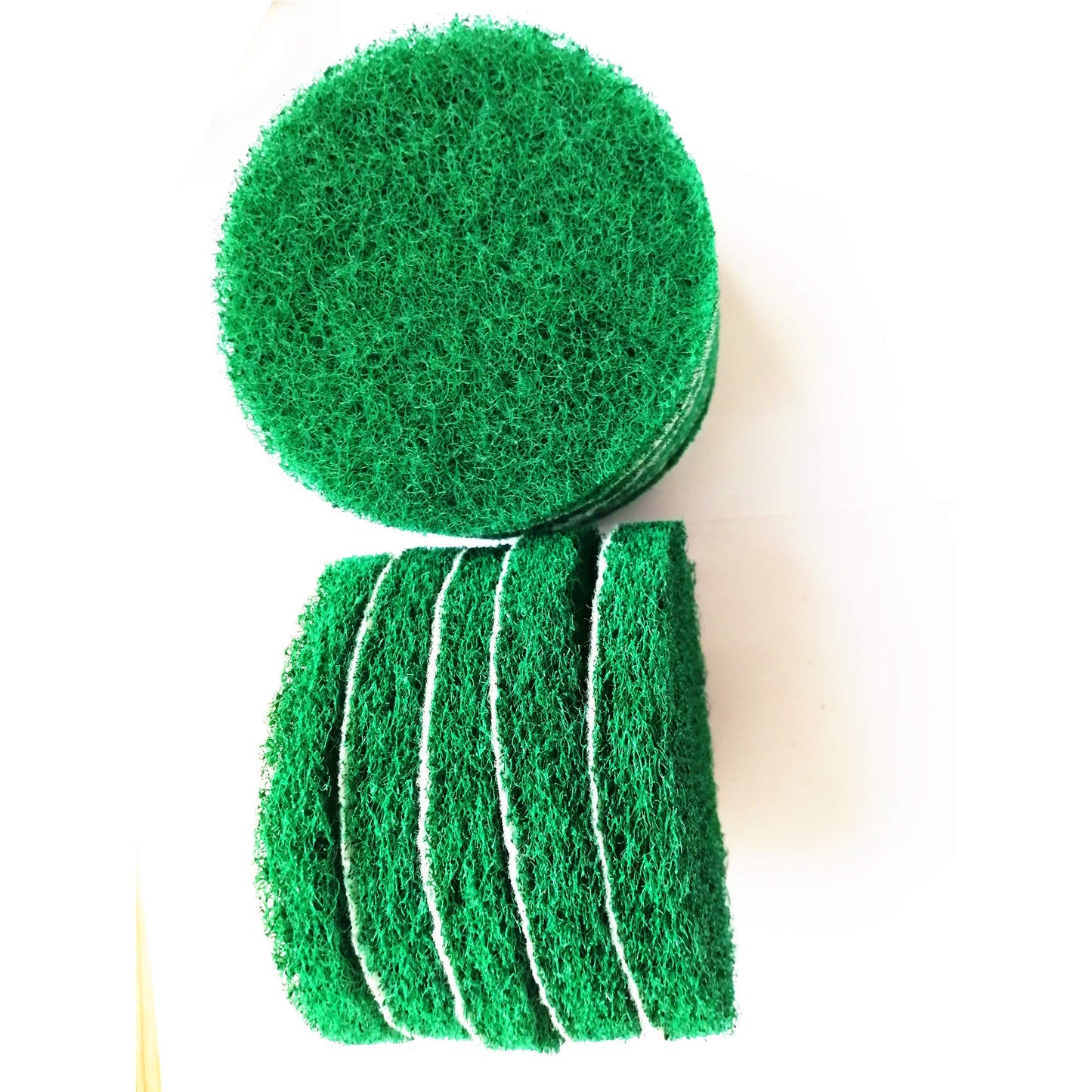 20 Pieces Scrub Pads Drill Power Brush Tile Scrubber Scouring Pads Cleaning Kit Including 2 Kinds of Abrasive Buffing Pads Replacement for Home