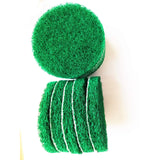 20 Pieces Scrub Pads Drill Power Brush Tile Scrubber Scouring Pads Cleaning Kit Including 2 Kinds of Abrasive Buffing Pads Replacement for Home