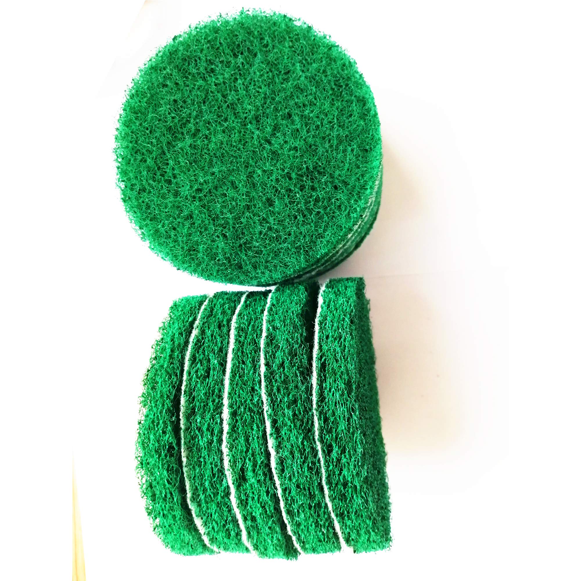 20 Pieces Scrub Pads Drill Power Brush Tile Scrubber Scouring Pads Cleaning Kit Including 2 Kinds of Abrasive Buffing Pads Replacement for Home