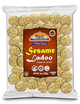 Rani Sesame Ladoo (Round Sesame Brittle Candy) 14oz (400g) ~ All Natural | Vegan | No colors | Gluten Friendly | Kosher | Indian Origin