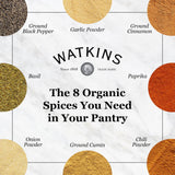 Watkins Gourmet Spice, Organic Basil, Bulk Food Service Size, 4.9 oz (Pack of 1)