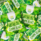 Green Apple Gummi Bears | 12 Packs of Sour Gummies | Dye Free Candy | Chewy Candy for Party Favors, Goodie Bags, Snacking and Gifting | Gelatin Free