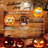 Renova Set of 3 Halloween Kitchen Paper Towel Jumbo Rolls 2-ply 120 Sheets - Spider Napkins - Ghost Paper Napkins for HalloweenDecor Idea