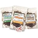 Roasted Crickets - Sriracha - Chocolate Coffee - Sour Cream & Onion - New Larger Size (All Three Packages)