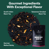 August Uncommon Low Country Bourbon Sugar Black Tea - Vegan, Non-GMO Loose Tea Leaves - Wild Flavor - 1.75oz Resealable Pouch