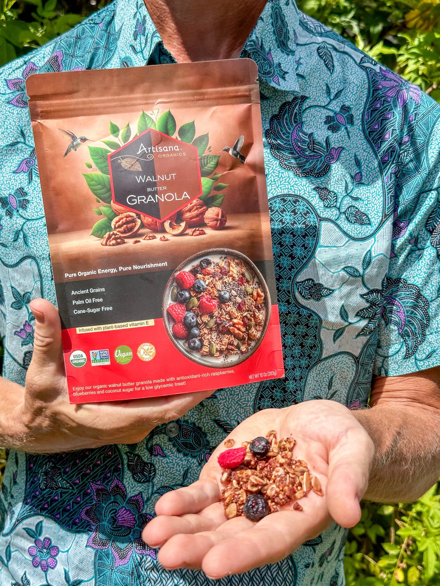 Artisana Organics Walnut Granola (Walnut Cashew) - Gluten-Free, Vegan, Low Glycemic, Organic, Palm Oil-Free, Ancient Grains with Plant-Based Vitamin