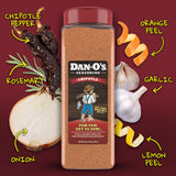 Dan-O's Seasoning Large 2 Bottle Combo | Spicy & Chipotle | 2 Pack (20 oz)