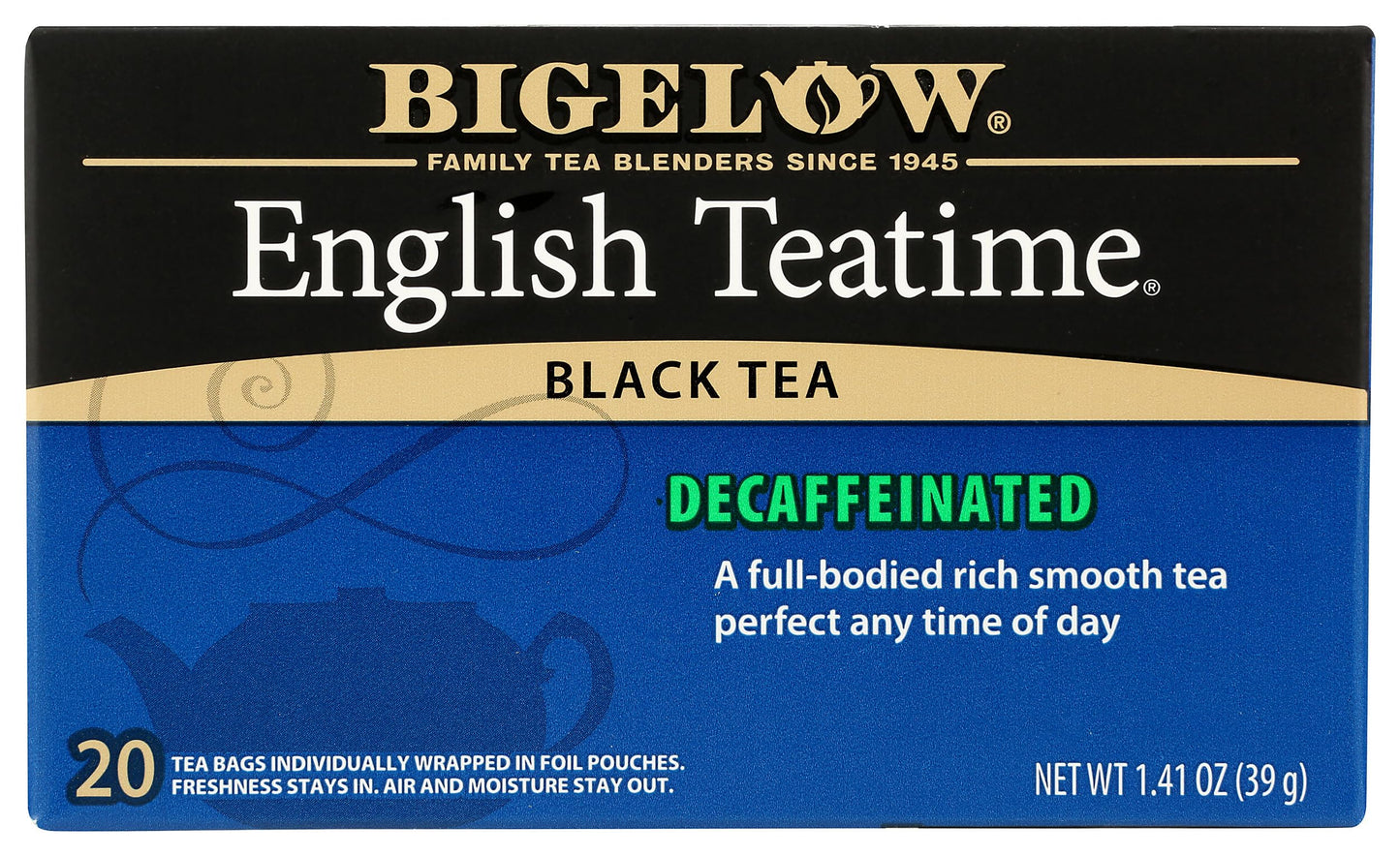 Bigelow Decaf English Teatime Tea Bags, 20 ct