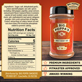 Big Poppa’s Sweet Heat Flavor Seasoning Bundle - Championship BBQ Rub Set for Beef, Chicken, Pork & Seafood - Bold, Balanced Sweet-Heat Flavor for