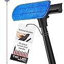 Tyroler Professional Window Squeegee for Home,1 ft-12.5 ft Long Squeegee for Window Cleaning, 2-in-1 Window Cleaning Squeegee Kit, Indoor & Outdoor