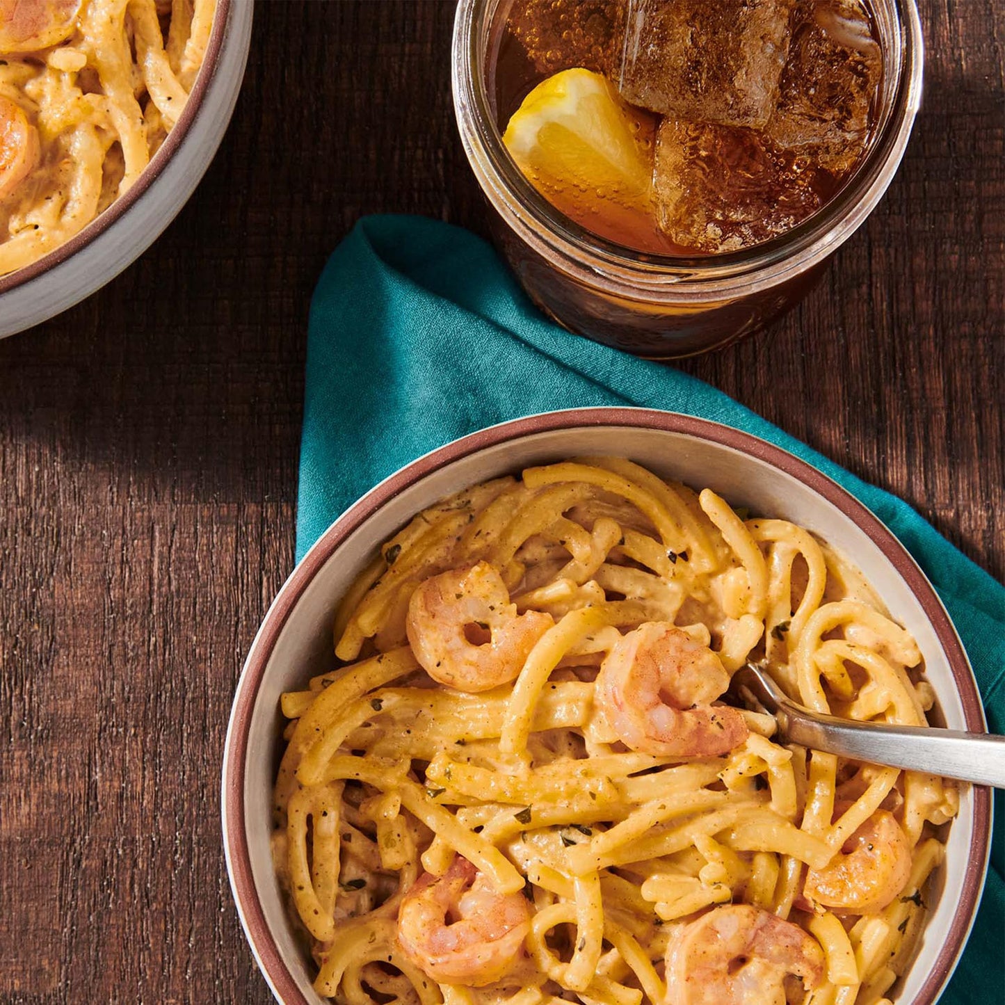 Zatarain’s Shrimp Alfredo Frozen Dinner, Savory Shrimp and Linguine Pasta in a Zesty, Creamy Sauce, Microwave in 5 Minutes, Individual Frozen Meal