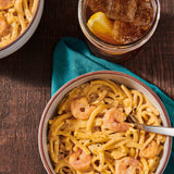 Zatarain’s Shrimp Alfredo Frozen Dinner, Savory Shrimp and Linguine Pasta in a Zesty, Creamy Sauce, Microwave in 5 Minutes, Individual Frozen Meal