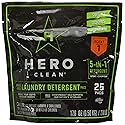Hero Clean Laundry Detergent PACS, Scent 1, 25-Count