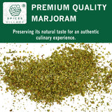 SPICES VILLAGE Dried Marjoram, Marjoram Spice, 1.4 oz, All Natural Fresh Mediterranean Spice, Herbal Tea - Kosher, Gluten Free, Vegan, Non GMO