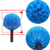 Twist-On Cobweb Duster Head, Soft Bristles Spider Web Duster Brush, Fits Standard 3/4 inch Threaded Poles