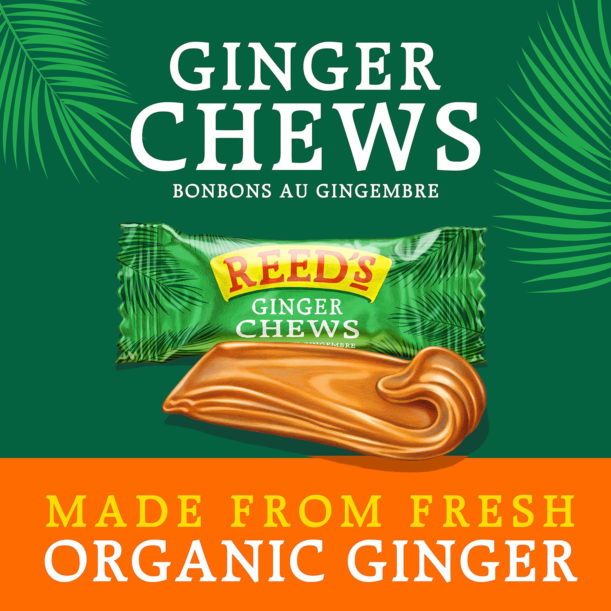 Reeds Ginger Brew Ginger Chews, 2 OZ