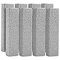 8 Pack Pumice Stone for Toilet Bowl Cleaning, Scouring Stick Remove Toilet Bowl Hard Water Rings, Calcium Buildup and Rust Suitable for Cleaning
