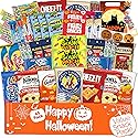 Halloween Snack Box with Candy, Cookies, Bars, Snacks and Toys (45 Count) - Fun Halloween Care Package for College Students, Kids & Teens, Trick or