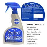 HOPE'S Perfect Stainless, Perfect Granite, and Perfect Sink Cleaner Bundle, Streak Free Polishing Kitchen Cleaners Removes Stains, Restores