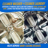 Oh Yuk Washing Machine Cleaner For All Washers (Top Load, Front Load, HE and Non-HE), Natural Citrus Fragrance, Four Cleanings Per Bottle, Septic