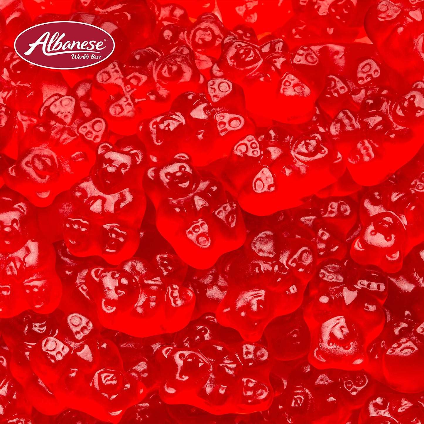 Albanese Candy, Wild Cherry Gummi Bears, 5-pound Bag