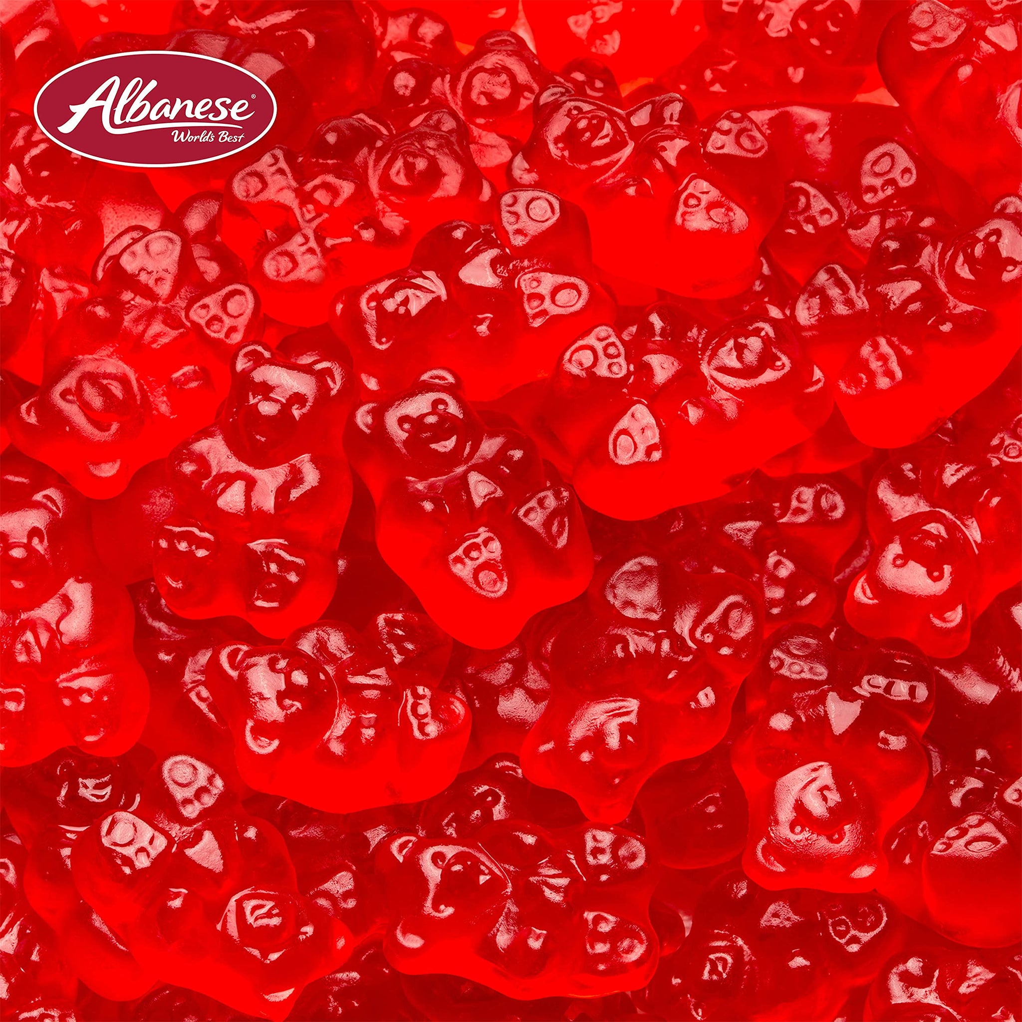Albanese Candy, Wild Cherry Gummi Bears, 5-pound Bag