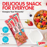 SKIPPY P.B. & Jelly Wafer Bars, Strawberry Jelly Flavor, Real Fruit & Oats, 6 Individually Wrapped Bars (7.8 oz)