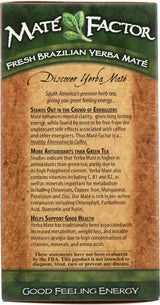THE MATE FACTOR Dark Roast Yerba Mate Teabags, 20 CT